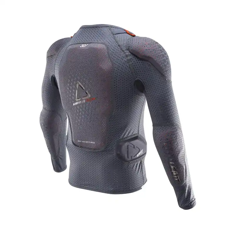 Hit sprzedaży LEATT OCHRANIACZ CIAŁA (DZIECIĘCY) BODY TEE 3DF AIRFIT LITE EVO JUNIOR KOLOR GRAFITOWY ROZMIAR S/M (134-146cm)