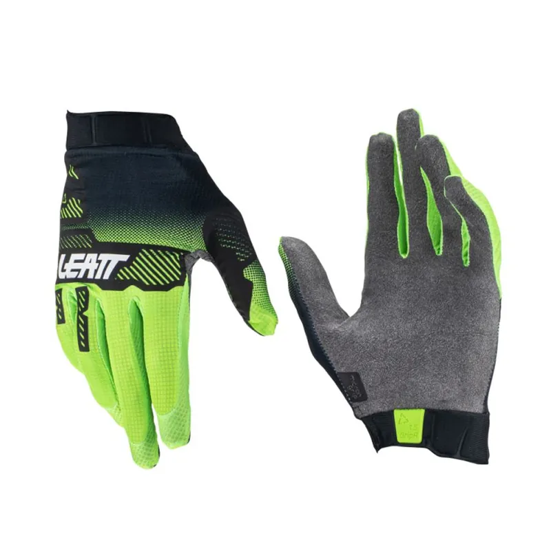 LEATT RĘKAWICE MOTO 1.5 GRIPR GLOVE LIME KOLOR CZARNY/ŻÓŁTY FLUO ROZMIAR XL Bezpieczna płatność