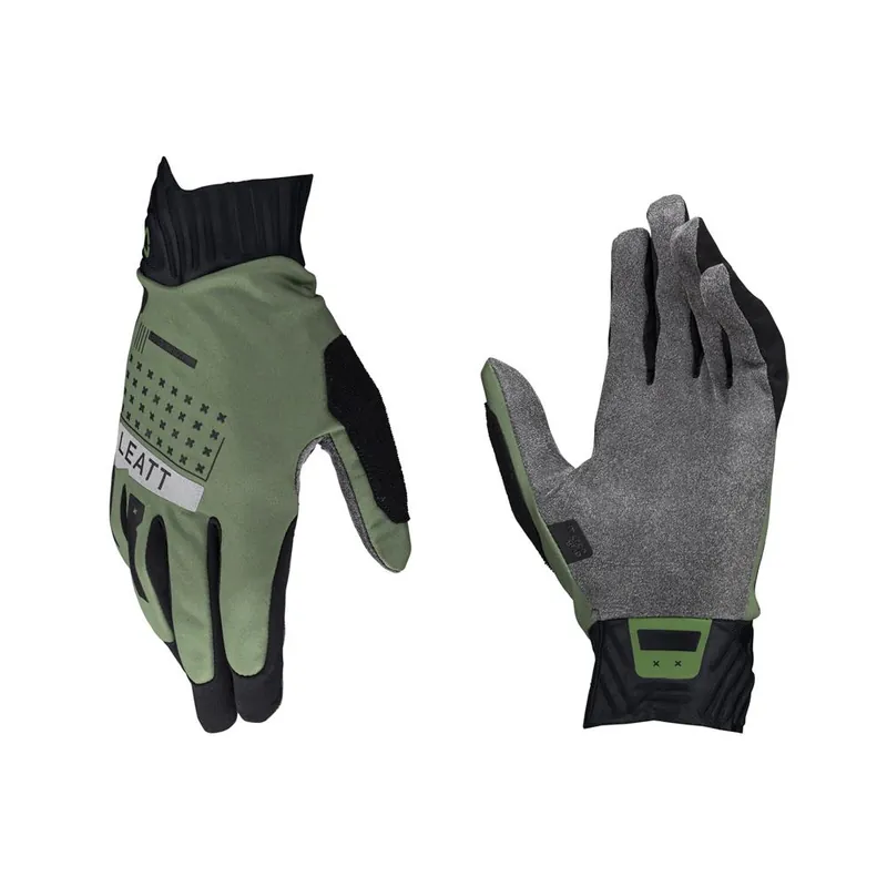 Bestseller LEATT RĘKAWICE ROWEROWE MTB 2.0 WINDBLOCK GLOVE SPINACH KOLOR ZIELONY/CZARNY ROZMIAR L