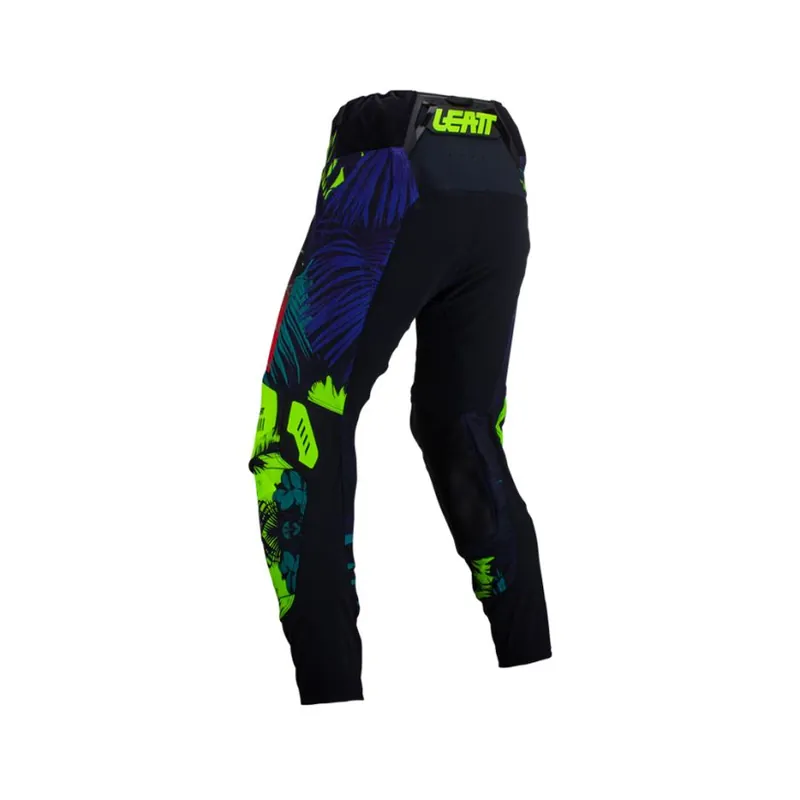 LEATT NOWOŚĆ SPODNIE MOTO 5.5 I.K.S PANTS JUNGLE KOLOR CZARNY/GRANATOWY/ZIELONY FLUO ROZMIAR XXL Szybka wysyłka