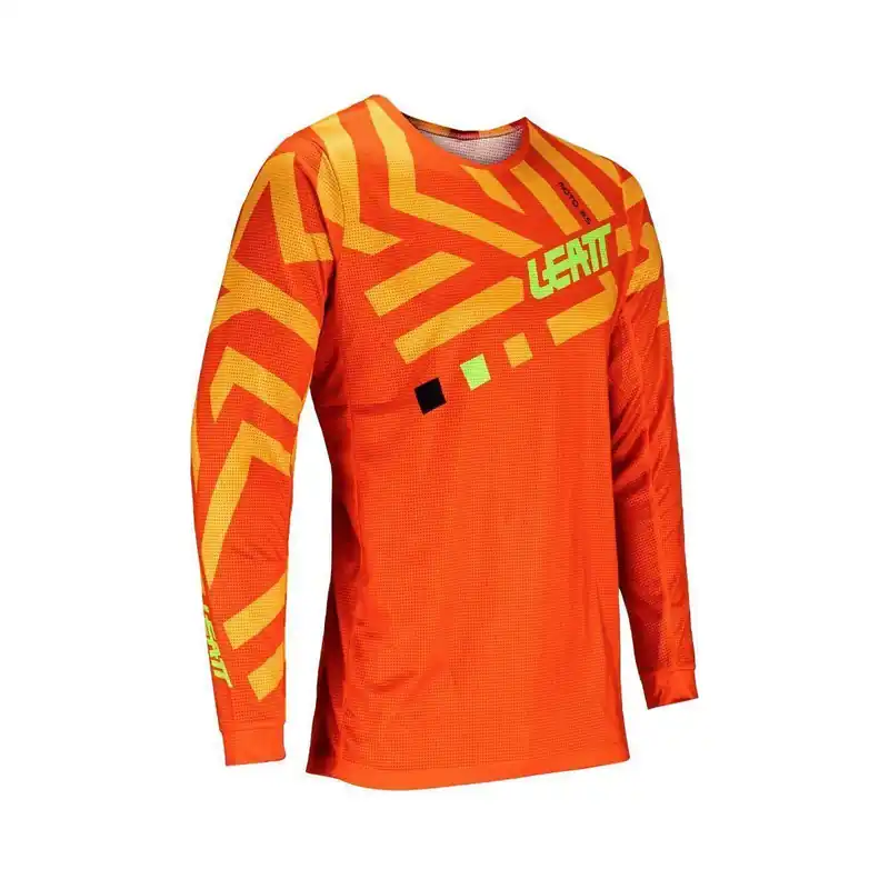 LEATTZESTAW (KOMPLET) KOSZULKA + SPODNIE MOTO RIDE KIT 3.5 JUNIOR CITRUS KOLOR POMARAŃCZOWY/ŻÓŁTY FLUO ROZMIAR XL (150/160cm) Rabat