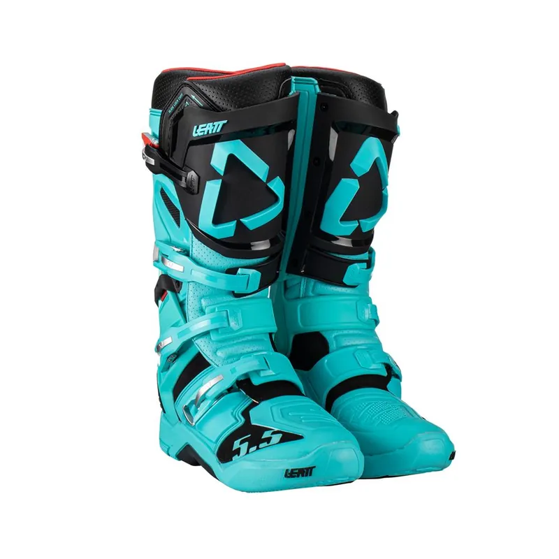 Szybka dostawa LEATT BUTY CROSS 5.5 FLEXLOCK BOOTS FUEL KOLOR NIEBIESKI/CZARNY ROZMIAR 44.5 / 29 cm