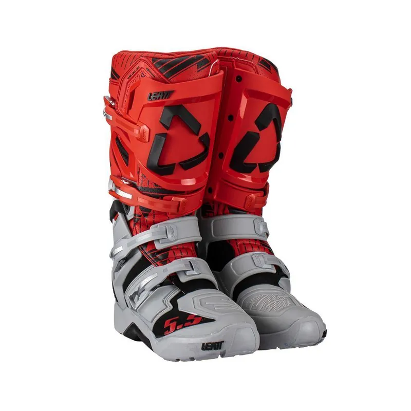 LEATT BUTY CROSS 5.5 FLEXLOCK ENDURO BOOTS JW22 KOLOR CZERWONY/SZARY ROZMIAR 45.5 / 29.5 cm Popularny