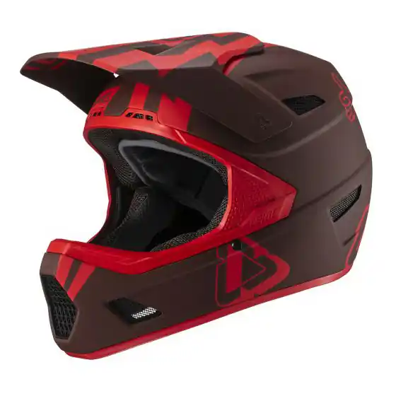 Sprawdź teraz LEATT KASK ROWEROWY DBX 3.0 DH V19.3 HELMET STADIUM RUBY KOLOR BORDOWY ROZMIAR M