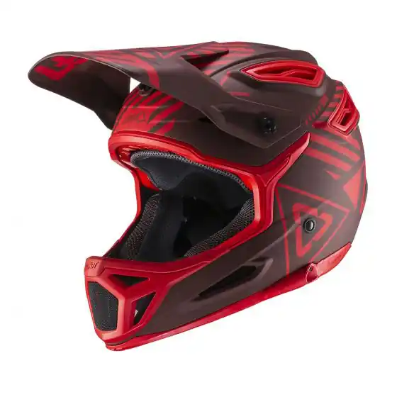 Cena promocyjna LEATT (WYPRZEDAŻ) KASK ROWEROWY DBX 5.0 V19.1 HELMET RUBY KOLOR BORDOWY ROZMIAR M
