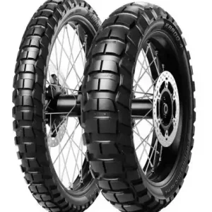 Okazja METZELER KOMPLET OPON (4254400/22) 90/90-21 KAROO 4 54T TL M/C M+S PRZÓD DOT 2022 + (4172800/22) 130/80R17 KAROO 4 65Q TL M/C M+S TYŁ DOT 2022