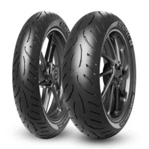 METZELER KOMPLET OPON (4603100/24) 120/70ZR17 ROADTEC 02 (M) (58W) TL M/C PRZÓD DOT 2024 + (4335300/24) 190/55ZR17 ROADTEC 02 (75W) TL M/C TYŁ DOT 2024+ KUBEK TERMICZNY METZELER Ostatnie sztuki