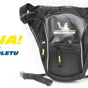 Super okazja MICHELIN KOMPLET OPON (CAI162459/23) 120/70ZR17 PILOT ROAD 5 (58W) TL M/C PRZÓD DOT 2023 + (CAI088877/22) 160/60ZR17 PILOT ROAD 5 (69W) TL M/C TYŁ DOT 2022 + TORBA NA UDO