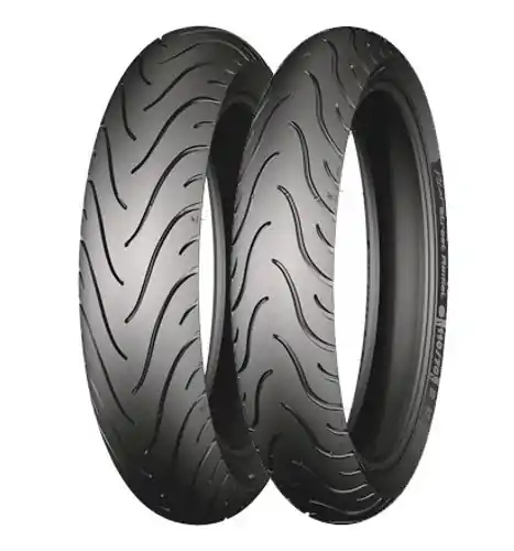 MICHELIN KOMPLET OPON (CAI393922) 110/70-17 PILOT STREET (54S) TL 2021 + (CAI758449) 130/70-17 PILOT STREET (62S) TL 2022 Do wyczerpania zapasów