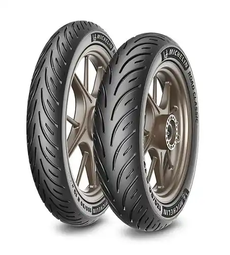 Oferta MICHELIN KOMPLET OPON (CAI447169) 110/80B17 ROAD CLASSIC (57V) TL 2024 + (CAI638404) 130/80B17 ROAD CLASSIC (65H) TL 2024
