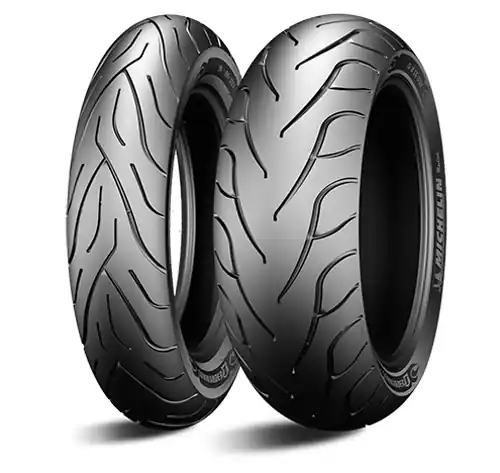 MICHELIN KOMPLET OPON (CAI465548) 130/90B16 COMMANDER 2 (73H) TL 2019 + (CAI189425) 150/90B15 COMMANDER 2 (74H) TL 2018 Okazja