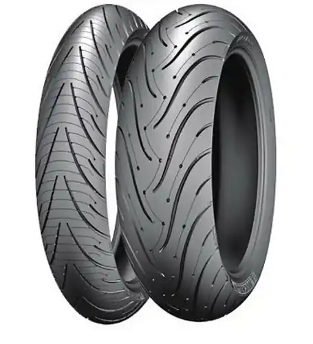 Bestseller MICHELIN KOMPLET OPON (CAI948428) 120/70ZR17 PILOT ROAD 3 (58W) TL 2022 + (CAI463725) 160/60ZR18 PILOT ROAD 3 (69W) TL 2022