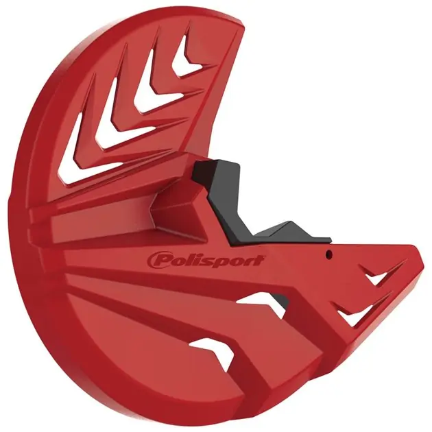 Najlepsza cena Osłona tarczy hamulcowej przód (z osłoną dolną amortyzatora w zestawie) Honda CRF 250R/450R Czerwony Polisport 8151400003