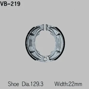 Szczęki hamulcowe Yamaha YZ 125, YZ 250, YZ 400, przód VESRAH VB-219 Ostatnia szansa