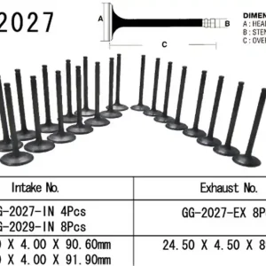 Niska cena Zawór ssący Yamaha R1/FZS 1000 Vesrah GG-2029-IN