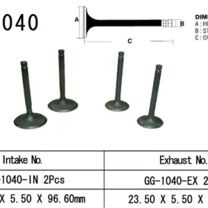 Cena promocyjna Zawór ssący Honda XR 250R (28,5X5,5X96,6mm) Vesrah GG-1040-IN