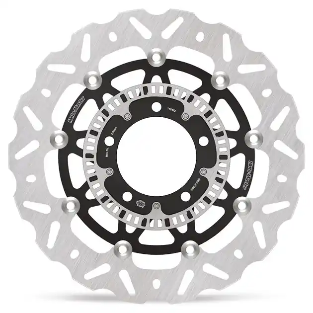 Ekspresowa dostawa Tarcza hamulcowa pływająca przód NITRO Road z pierścieniem ABS (aluminiowy środek) Kawasaki Versys 650 (ABS), Vulcan 650 S (300X80,7X5) Moto-Master M112422