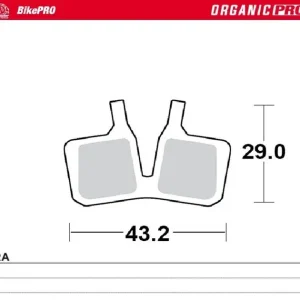 Klocki hamulcowe rowerowe Organic PRO Magura MT 5/7 Moto-Master 732133 Oferta czasowa