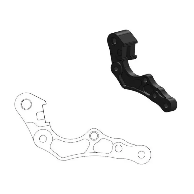 Adapter do tarczy GasGas EC 250/300/350 F, Husqvarna FE/TE (270mm, zacisk BRAKTEC) Moto-Master M211125 Zniżka