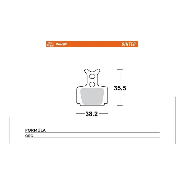 Darmowy zwrot Klocki hamulcowe rowerowe Sinter Metaliczne Formula Oro Moto-Master 730754