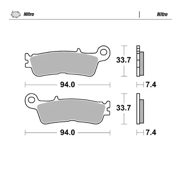 Klocki hamulcowe Sinter Metal Enduro 21 (Nitro) Fantic XX 125, XEF/XXF 250/450, XEX 250; Yamaha YZ 250, WR/YZ 250F/450F, YZ 450FX (przód) MOTO-MASTER M099821 Zamów teraz