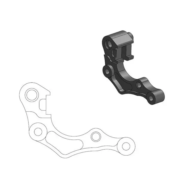 Hit sprzedaży Adapter do tarczy przód Honda CRF 250R/RX, CRF 450R/RX (270mm, do zacisku OEM) MOTO-MASTER M211118