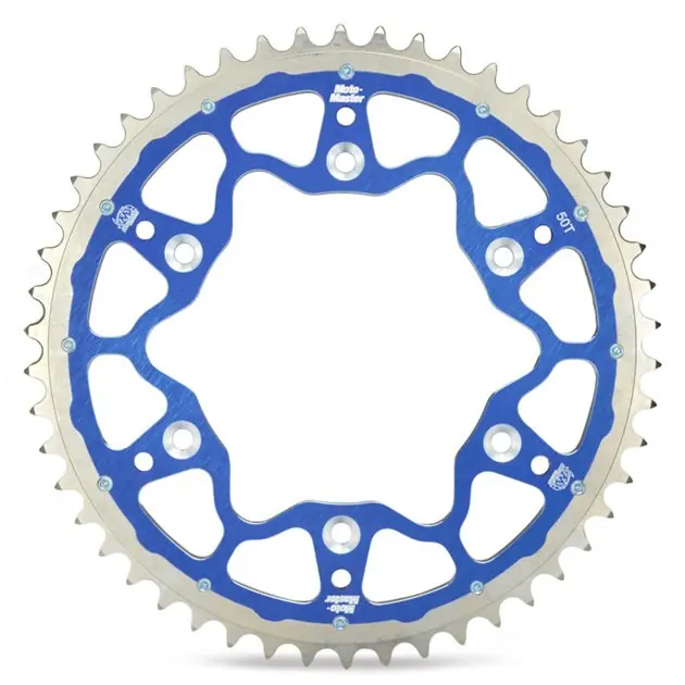 Kup online Zębatka tylna Dual Ring (stalowo-aluminiowa) Yamaha YZ/YZF, WRF 51 Niebieski Łańc. 520 Moto-Master M620093451