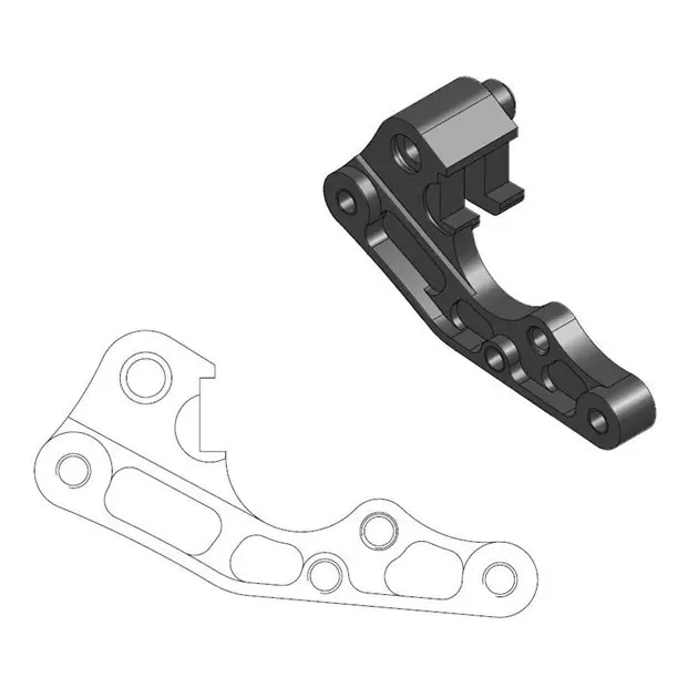 Adapter do tarczy hamulcowej Flame przód 270mm Beta 250/300/350/390/400 / 430/450/480/498/500, 250/300RR Moto-Master M211079 Hit sprzedaży