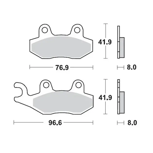 Klocki hamulcowe KH135/KH214 Sinter Metal Enduro 21 (Nitro) Kawasaki KX 125/250/500 Moto-Master M091921 Najlepsza cena