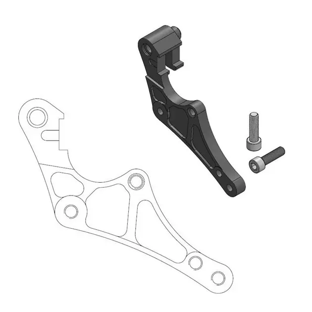 Adapter oversize do zacisku OEM KTM, Husaberg, Husqvarna 320mm Supermoto Moto-Master M211054 Tani