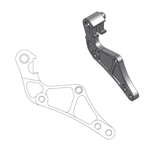 Adapter oversize do zacisku OEM KTM, Husaberg, Husqvarna 320mm Supermoto Moto-Master M211013 Tylko dziś
