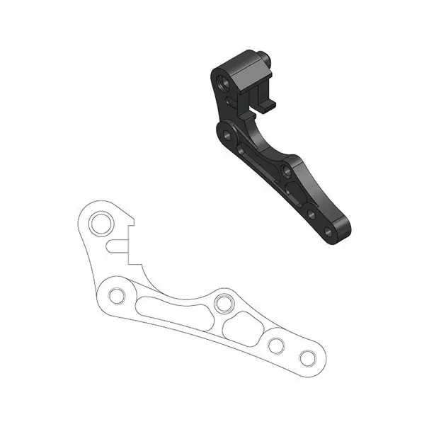 Adapter do tarczy hamulcowej Flame przód KTM 125/530, Husqvarna 125/350, Husaberg 125/570 270mm Moto-Master M211045 Szybka dostawa