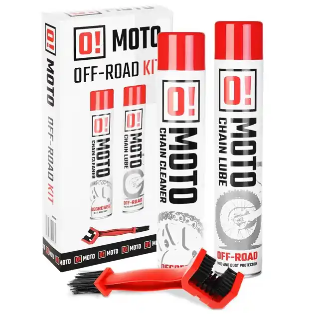 Zestaw do czyszczenia i smarowania łańcucha OFF ROAD ze szczotką 2x 750ml Omoto OMS0016 Hit sprzedaży
