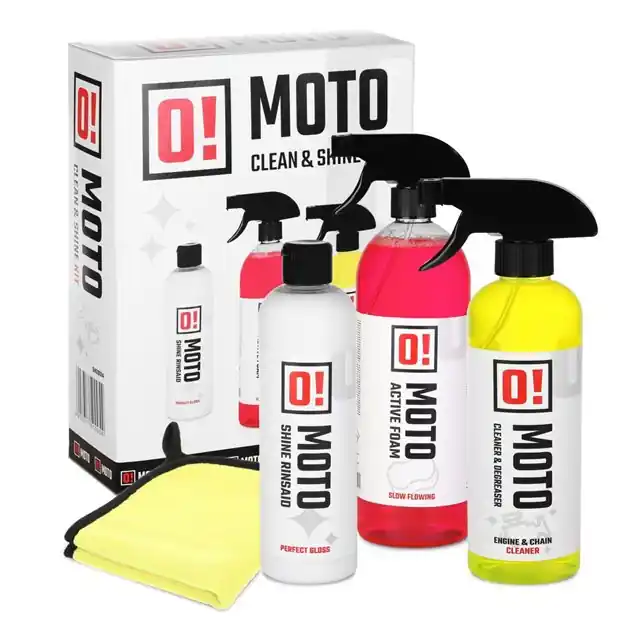 Zestaw prezentowy do mycia i pielęgnacji motocykla O! Care Protection Shine Omoto OMS0014 Sprawdź teraz