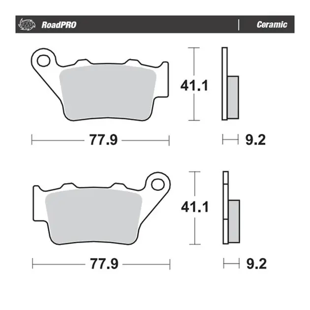 Dostępne od ręki Klocki hamulcowe KH208/KH213 Roadpro Ceramic Series Moto-Master M403404
