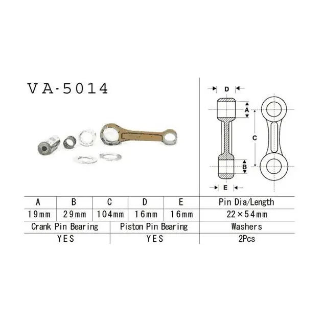 Korbowód Honda CR 125 Vesrah VA-5014 Ostatnia szansa
