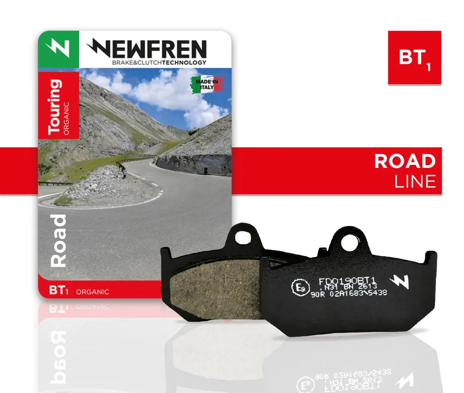 Darmowy zwrot NEWFREN KLOCKI HAMULCOWE PRZÓD KH181 (TOURING ORGANIC) BREMBO PRZÓD