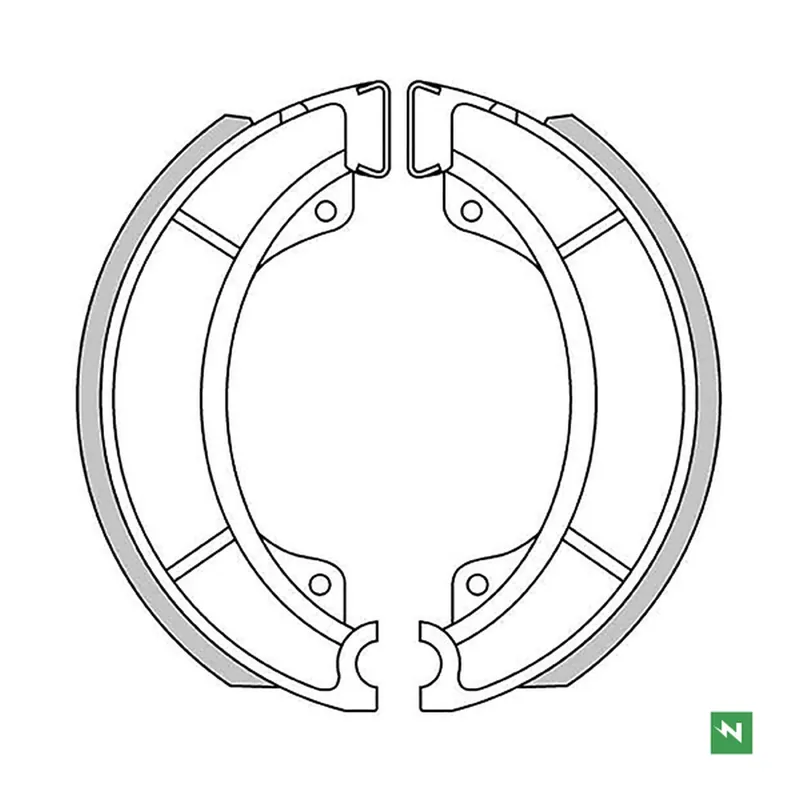Zniżka NEWFREN WYPRZEDAŻ SZCZĘKI HAMULCOWE YAMAHA SR 250 87-04 (150X25MM)