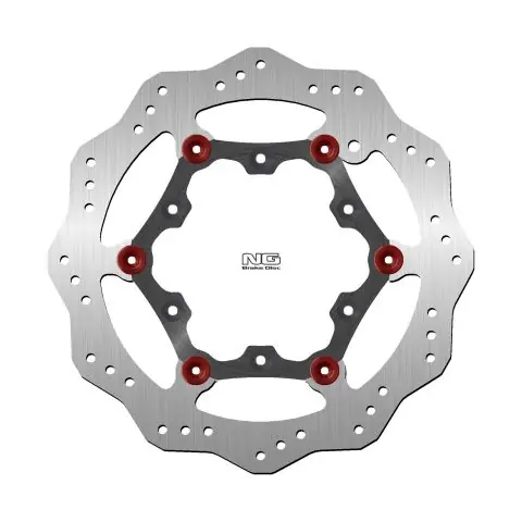 Łatwy zwrot NG1690X tarcza hamulcowa PRZÓD AJP PR4 125 05-09, BETA ALP 4.0 05, GAS GAS EC250/300 96-20 (260X108X3MM) (6X6,5MM) WAVE PŁYWAJĄCA