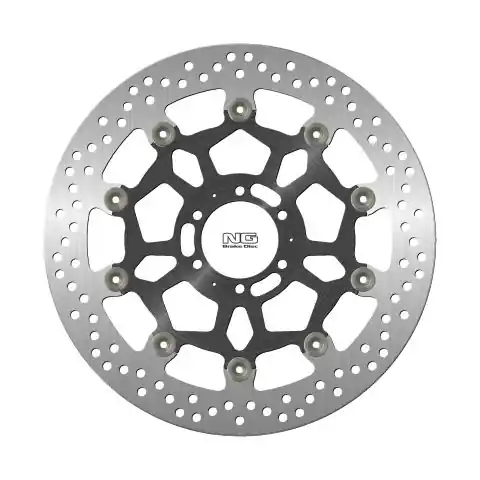 NG1780G tarcza hamulcowa PRZÓD APRILIA DROSODURO/SHIVER 900 17-20, DUCATI ST4 03, MOTO GUZZI V7 17-20 (320X64X5MM) (6X8,5MM) PŁYWAJĄCA (ŚRODEKALUMINIO Wysoka jakość