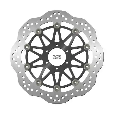 NG216XG tarcza hamulcowa PRZÓD HONDA CBR600 95-98, CBR900/929 93-97 (296X58X4MM) (6X6,5MM) WAVE PŁYWAJĄCA (ŚRODEKALUMINIOWY) Promocja