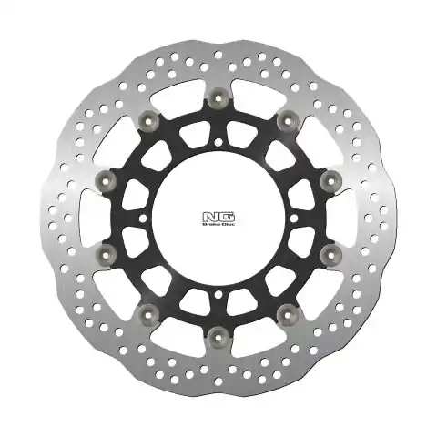 NG1561XG tarcza hamulcowa PRZÓD HUSQVARNA NOX570 01-03, SM510/610 05-10, SMR630 05-13 (320X120X5MM) (4X8,5MM) WAVE PŁYWAJĄCA (ŚRODEKALUMINIOWY) Okazja