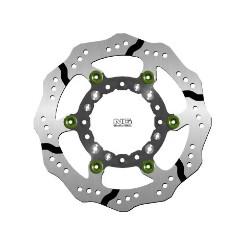 NG1150XBH tarcza hamulcowa PRZÓD KAWASAKI KLX250/300 93-07, KX125/250 95-02, SUZUKI RMZ250 04-06 (270X100X3MM) WAVE PŁYWAJĄCA Promocja