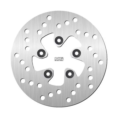 Ostatnie sztuki NG1999 tarcza hamulcowa PRZÓD MALAGUTI F10 50 91-05, PEUGEOT ZENITH 92-96 (155X39X4MM) (5X6,5MM)
