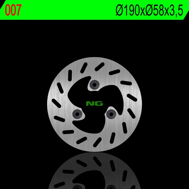 Łatwy zwrot NG007 tarcza hamulcowa PRZÓD KEEWAY ZHARA 50 15-18, 125 15-18, RIEJU CROSSER (190X58X3,5MM)