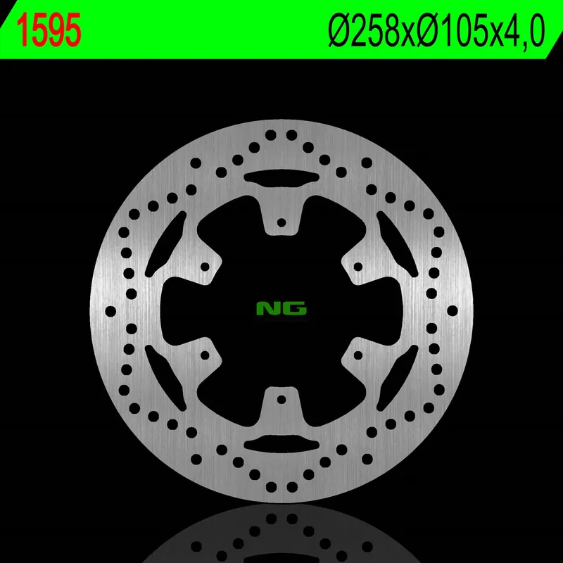 Kup online NG1595 tarcza hamulcowa PRZÓD PIAGGIO MP3 300/350/500 16-20 (258X105X4,0MM)