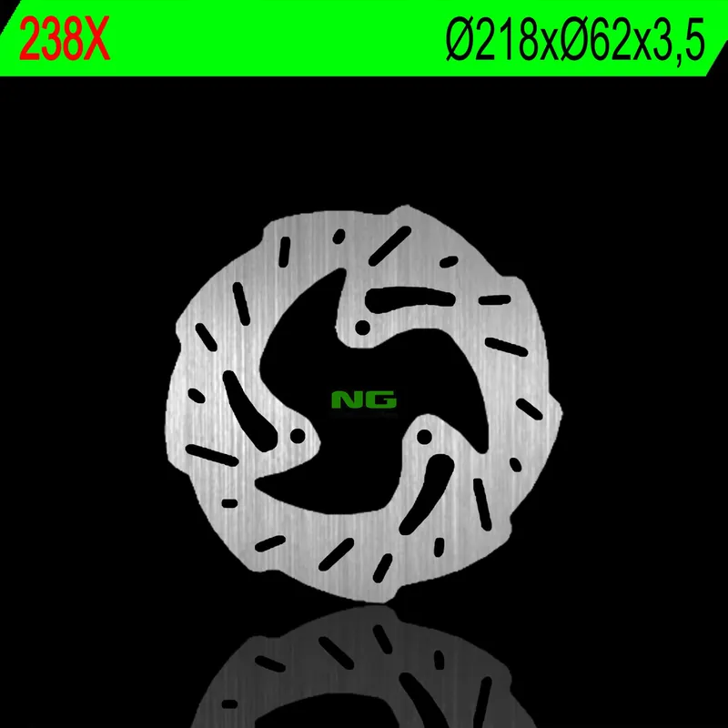 NG238X tarcza hamulcowa TYŁ DERBI 50/125, GAS GAS 125/450 (218X62X3,5MM) (3X10,5MM) WAVE Oferta czasowa