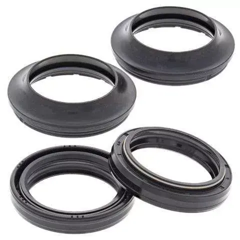 Zniżka TOURMAX 37x50x11 uszczelniacze teleskopów komplet z kapturkami KAWASAKI NINJA EX250R 08-14, ER5 97-06 SUZUKI GZ250 Marauder 98-09