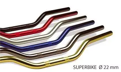Super okazja TRW LUCAS SUPERBIKE NIEBIESKA Aluminiowa kierownica motocyklowa 22mm