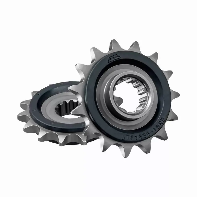 JTF1535.15RB zębów zębatka PRZÓD z TŁUMIKIEM DRGAŃ GUMĄ motocyklowa JTF1535-15RB Promocja